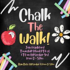 Chalk the Walk today in Frankford