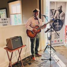 Jeiris Cook will do a three-hour set Friday evening at Krogh’s Restaurant &amp; Brew Pub in Sparta. (Photo courtesy of Jeiris Cook)