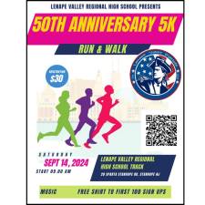 Lenape Valley 5K planned Saturday