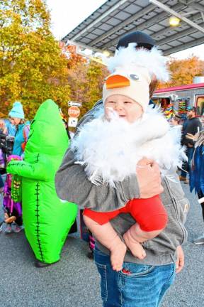 BB2 August Klippel dressed as a goose at Byram-A-Blaze on Friday, Oct. 18. (Photos by Maria Kovic)