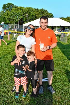 Byram residents Jayce Heresi and Jennifer Kero with Nash and Michael Heresi.