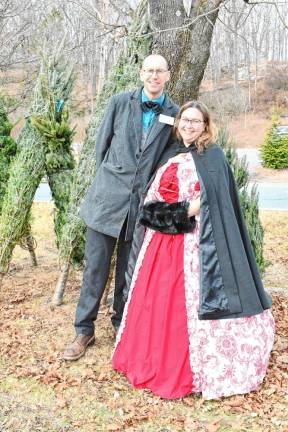 The event, organized by the Historical Society of Stillwater, includes residents dressed in historical clothing.