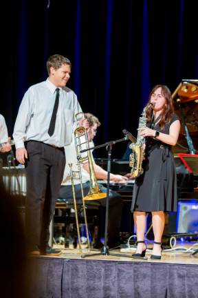 Lenape Valley Regional High School Jazz Band. (Photo by Sammie Finch)