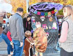 BB1 Byram-A-Blaze on Friday, Oct. 18 was sponsored by the Byram PTA. It included a Trunk or Treat, pumpkin decorating, bounce house, games, face painting and food trucks. (Photo by Maria Kovic)