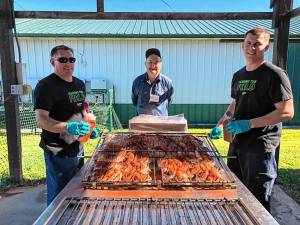 Chicken BBQ fundraiser today at fairgrounds