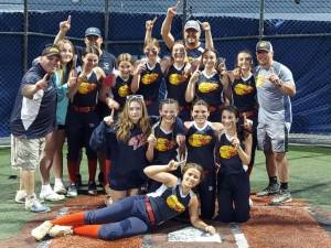 The Lenape Blazers won the spring championship in the Northwest Jersey Travel Softball League.