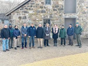 From left are James Scholts, Luis Arevalo, Rebecca Fitzgerald, Brett Conrads, Assemblyman Michael Inganamort, John Cecil, Robin Madden, Mackenzie Smith, Blanca Chevrestt, Benjamin Kurtz and Clark Howell. (Photo provided)