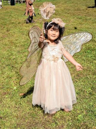 Cadence Song is dressed as a fairy princess at the Sparta Renaissance Festival. (Photos by Nancy Madacsi)