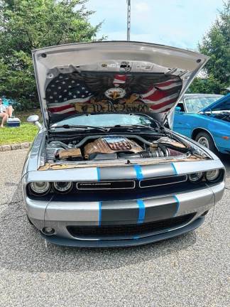 2016 Dodge Challenger R/T owned by Chris and Kerry Garvey of Newton.