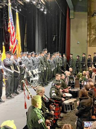 FR2 Graduates line up in the Performing Arts Center at Sussex County Community College. (Photo provided)