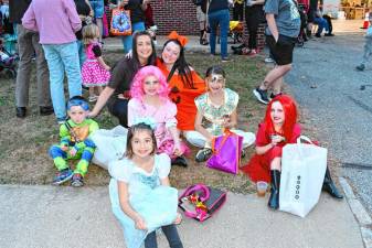 <b>Children are dressed in costumes at the Halloween parade Thursday, Oct. 31 in Branchville. (Photos by Maria Kovic)</b>