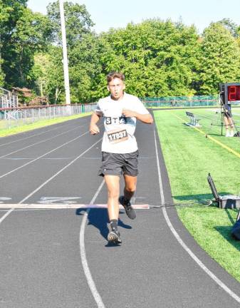 Lenape Valley student Ray Fromme of Stanhope came in second with a time of 21 minutes 11.8 seconds.