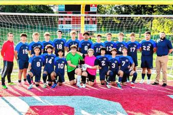 The Lenape Valley Regional High School boys soccer team hopes to repeat as division champs. (Photo provided)