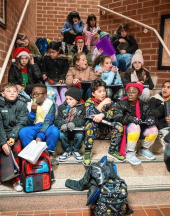 The Merriam Avenue Elementary School choir.