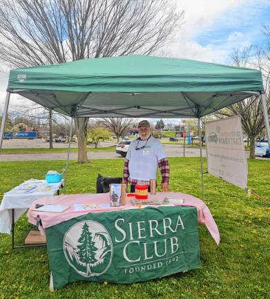 Greg Gorman, chairman of the Sierra Club’s Conservation Committee, helped organize the electric car show.