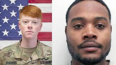 Cpl. Hayden Harris (left) and Pvt. Jamaal Mellish