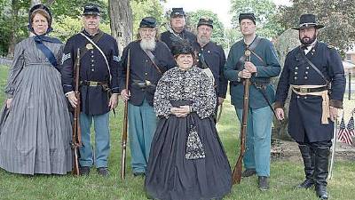 Photo courtesy of The 27th Regiment New Jersey Volunteer reenactors