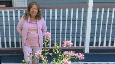 One of our first entries. Robin bought a lilac bush from Tom’s Greenhouse in Goshen, N.Y., in honor of her mother. “She liked to bring lilacs in the house on the dining room table. When I went to Tom’s Greenhouse last week, I was looking for colorful flowers to plant. This lilac bush took me by surprise when I saw it,” writes Robin. “I love it and it is growing beautifully. Tom’s Greenhouse had everything I needed to plant it.”