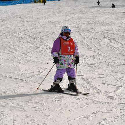 Amber Conception of Secaucus on the slopes at Mountain Creek in Vernon. <b>(Photo by Maria Kovic)</b>