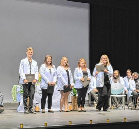 Sussex County Community College honors 17 graduating students at a nurse pinning ceremony Jan. 13. (Photos provided)