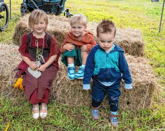 Stella and Parker Kossner with Erich Zorn.