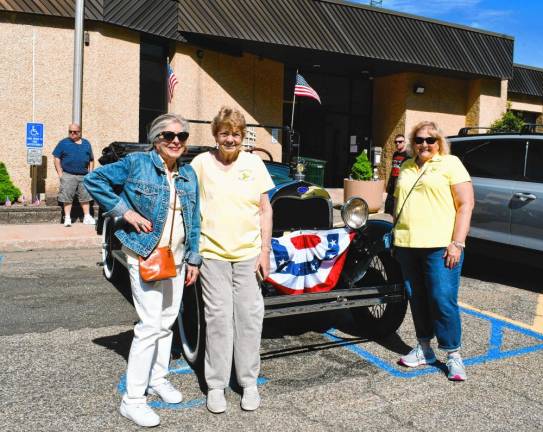 Hopatcong Woman’s Club members Betsy Hartmann, Peggy Herring and Diane Hartmann.