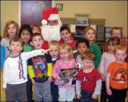 Santa visits the Little Sprouts