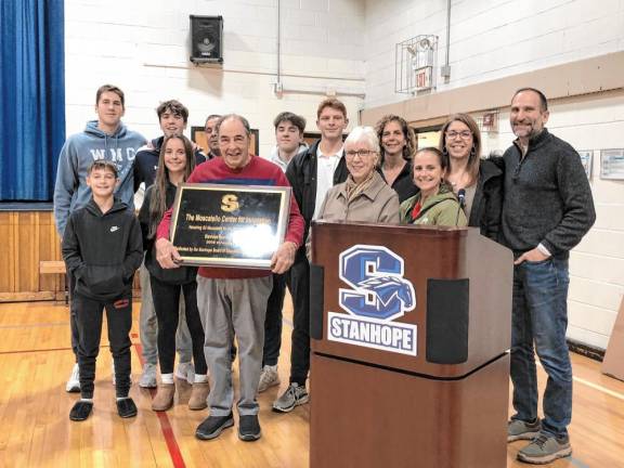 Gil Moscatello with his family.