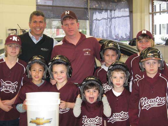 Photo Provided Bottom row, from left: Sammy Gonzales, Robert McCullogh, James Marotta, Patrick McNaulty and Aaron Fantasia. Top row, from left: Jimmy McKeown, Sean McGuire, League President Jim McKeown, Jarrod DeMauro and Ethan Cross.