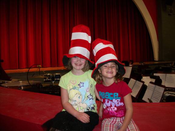 The Dr. Suess hats were a big hit.