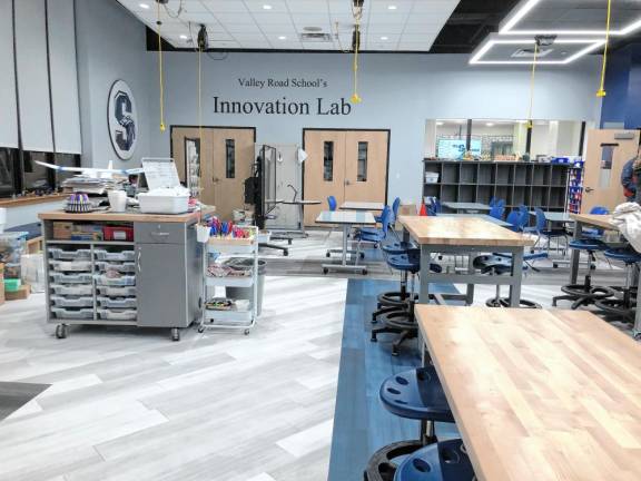 The Innovation Lab at Valley Road School in Stanhope replaced the school’s library, which was underutilized, school officials said.