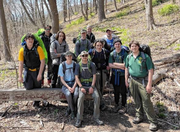 Scouts of Crew 629-I-04 prepare to travel to Philmont Scout Ranch, a national high adventure base in Cimarron, N.M. (Photo provided)