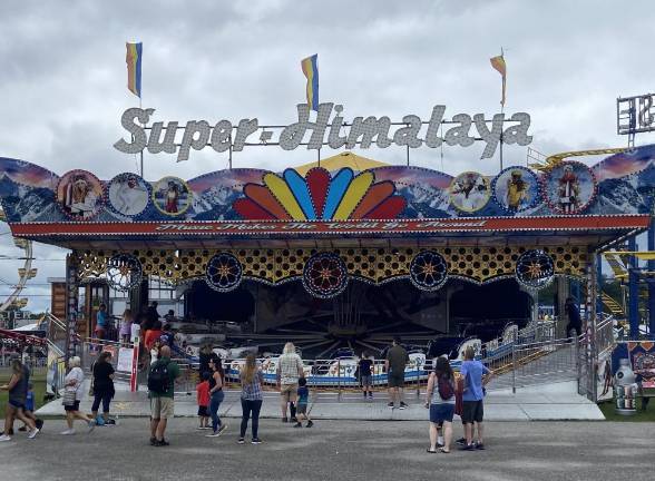 The lights and sounds on carnival rides were turned off from noon to 2 p.m. Tuesday, Aug. 8 to create a sensory-free section at the New Jersey State Fair. (Photos by Deirdre Mastandrea)