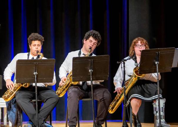 Lenape Valley Regional High School Jazz Band. (Photo by Sammie Finch)