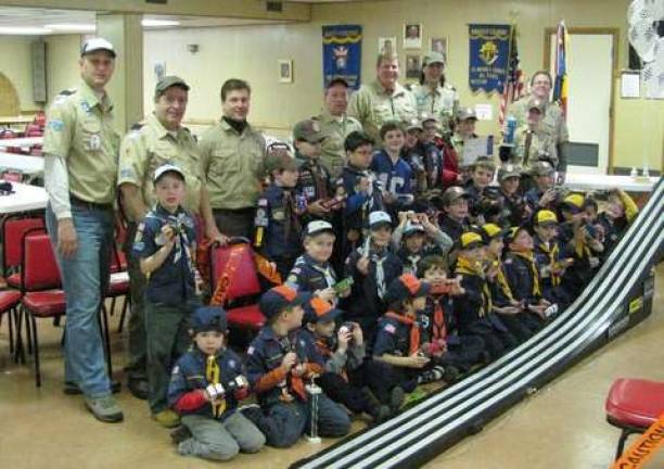 Cub Scout Pack 93 held their Pinewood Derby at the Knights of Columbus in Netcong.