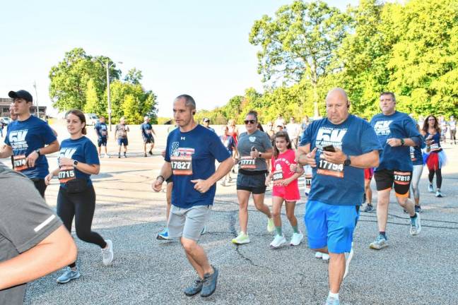 The Lenape Valley 50th Anniversary 5K is under way Saturday morning, Sept. 14 in Stanhope. More than 100 people took part in the event, which raised money for the Lenape Valley Alumni Association Scholarship Fund.