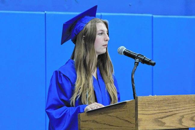 Alison Mazich, co-valedictorian of Pope John XXIII Regional High School.