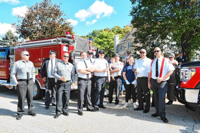 Members of the Sandyston Fire Department.