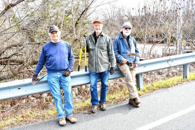 Glenn Sumpman of Wantage, Brian Sayre of Branchville and David Dewit of Hampton Township.