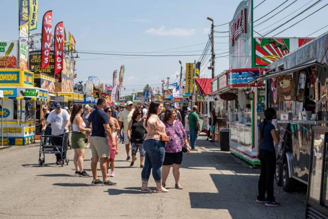 A variety of food is available at the fair. (Photo by Aja Brandt)