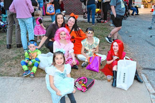 <b>Children are dressed in costumes at the Halloween parade Thursday, Oct. 31 in Branchville. (Photos by Maria Kovic)</b>