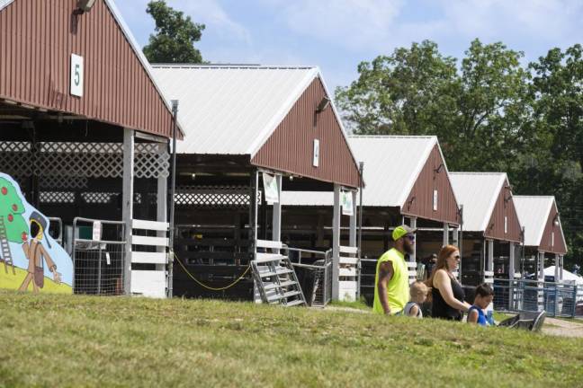 The barns at the State Fair. (Photo by John Hester)