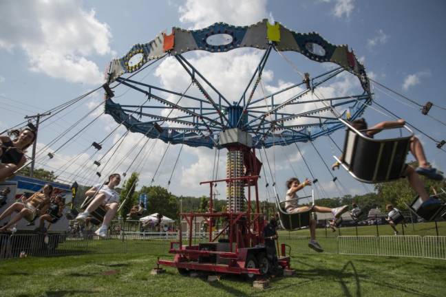 One of the rides at the State Fair. (Photo by John Hester)