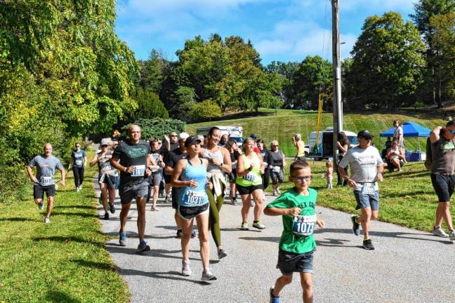 140 run in Branchville 5K