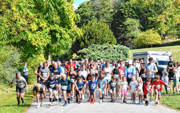 The third annual Branchville 5K begins Sunday, Sept. 22 at the Selective Insurance recreation fields. (Photo by Maria Kovic)