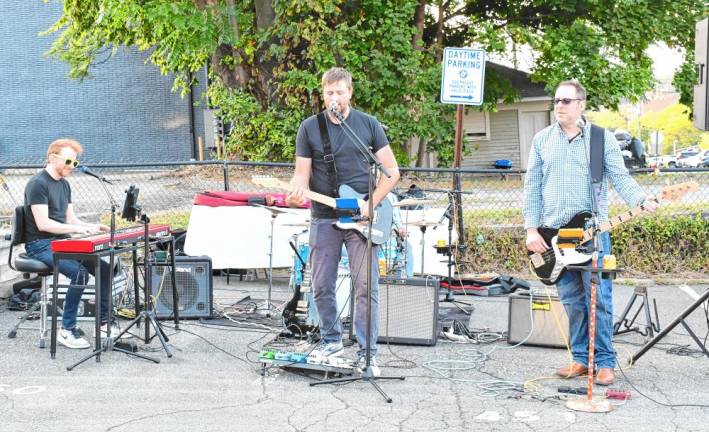 The Brian St. John Band entertains at Taste of Newton.