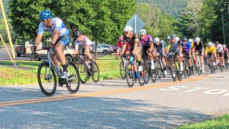 The men’s age 40 and older category was won by Matt Inconiglios of Stamford, Conn., who finished the 49-mile race in one hour 59 minutes and 25 seconds.