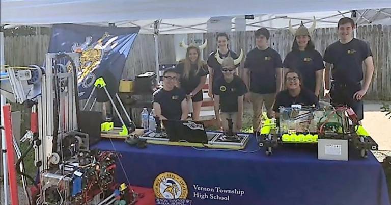 Check out the Vernon Township High School’s Robotics Club, Team 1989, on YouTube (https://bit.ly/33sJuA7)